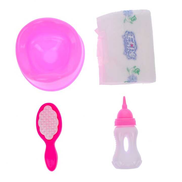 Gyönyörű hajas baba kiegészítőkkel , hangot ad ki és pisil , 36 cm - Image 6