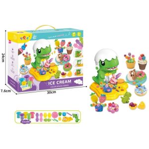 Gyurma készlet 3 db formával és kiegészítőkkel