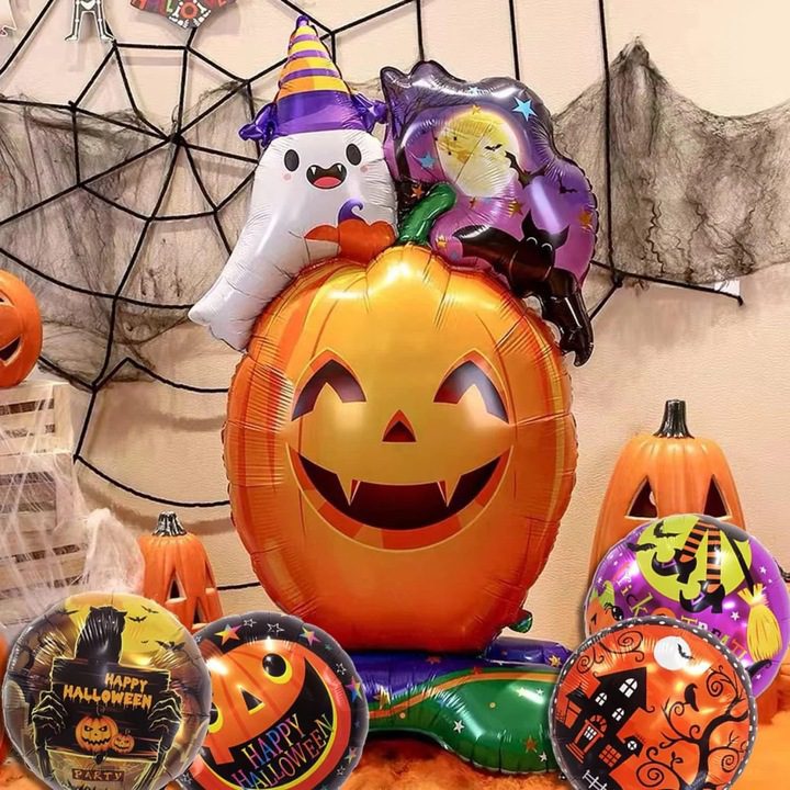 Halloweeni lufi dekoráció ajtó dísz 120cm - Image 3