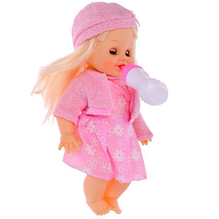 Gyönyörű hajas baba kiegészítőkkel , hangot ad ki és pisil , 36 cm - Image 7