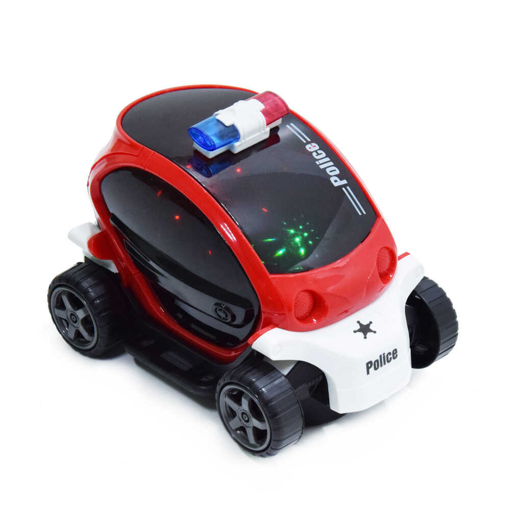 Szirénázó villogó rendőr kisautó , elemes - Image 3