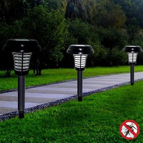 Napelemes Leszúrható Kerti Szúnyogirtó, UV és LED Világítással, 13x42 cm - Image 5