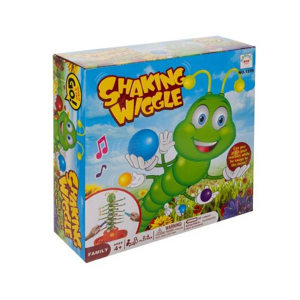 Táncoló hernyó ügyességi társasjáték csipesszel és golyókkal - Image 2