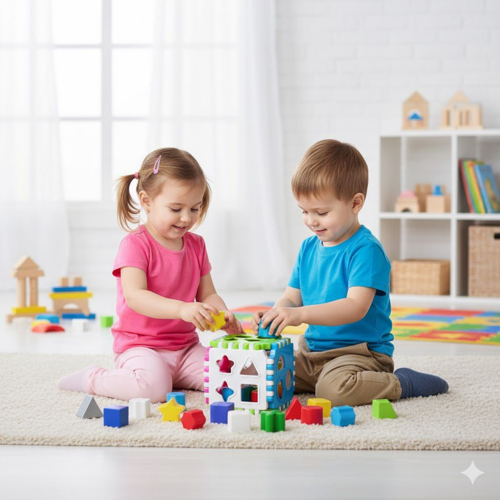 Kézség fejlesztő formaválogató csoda kocka játék - Image 6