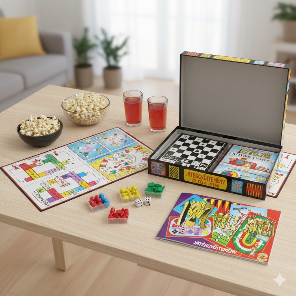 Játékgyűjtemény 127 féle társasjáték szórakozás az egész családnak - Image 4