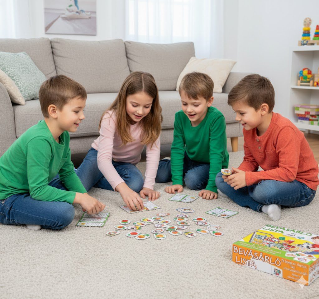 Társasjáték Bevásárló lista memória és oktatójáték az élelmiszerekről - Image 4
