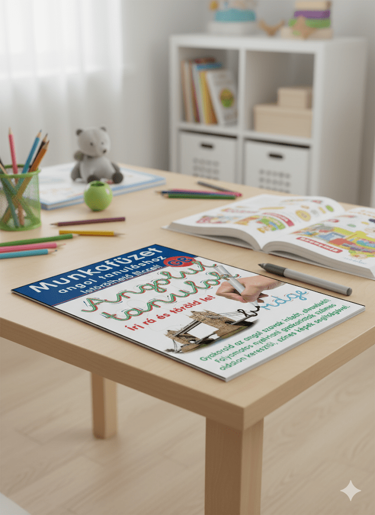 Kézségfejlesztő Angolul tanlok munkafüzet letörölhető filccel - Image 2