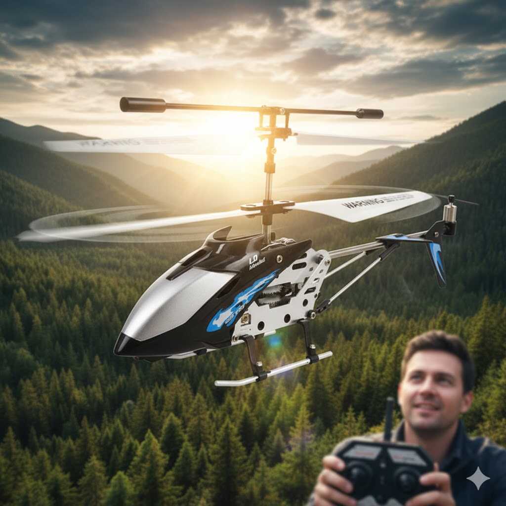 Távirányítós helikopter , 23 x 3,7 x 9,5 cm - Image 2