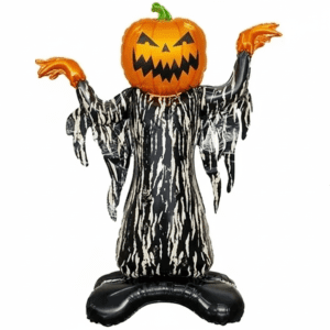 Halloweeni lufi ajtó dísz tökfej 120 cm
