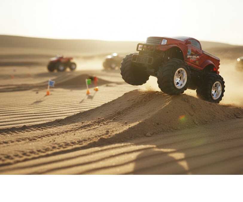 Powerful Monster Truck – Piros - Image 3