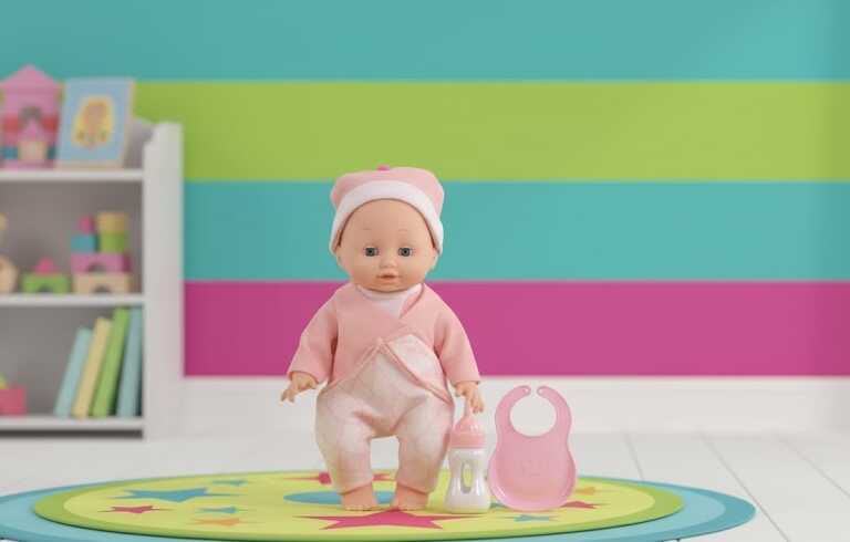 Játék baba kiegészítőkkel , pisil és hangot ad ki - Image 3