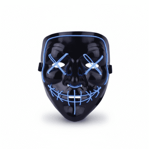 Halloweeni kísérteties ledes X álarc