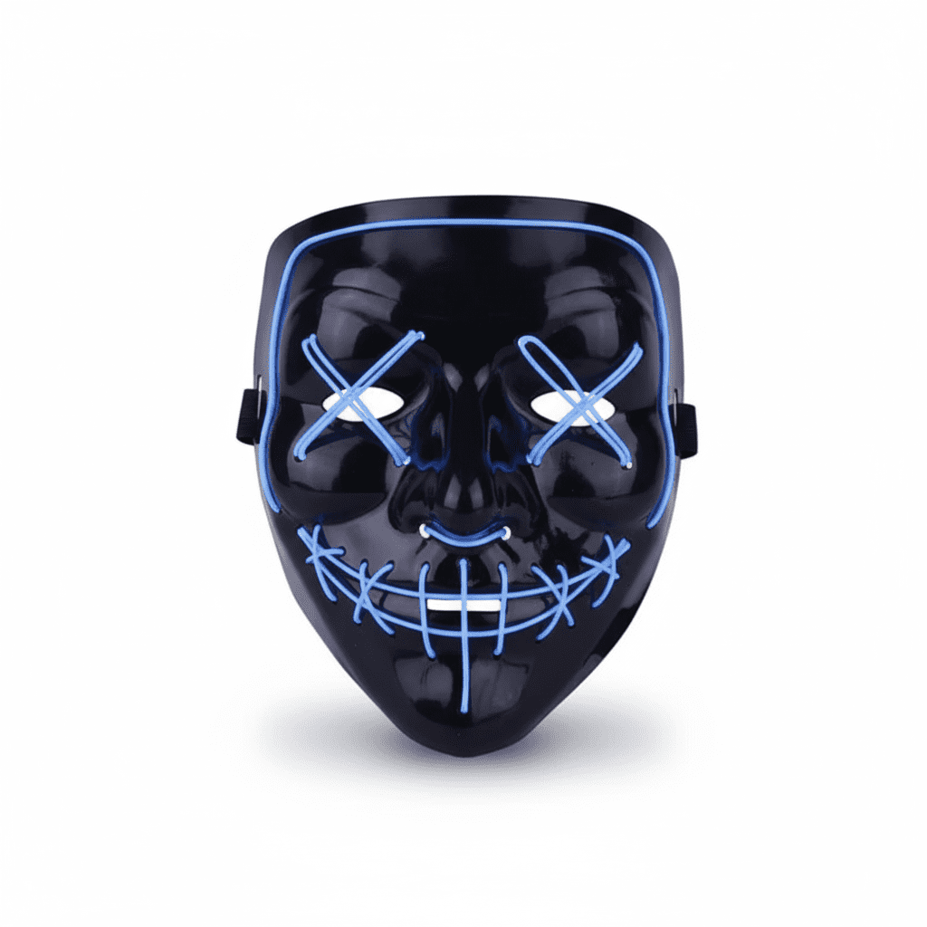 Halloweeni kísérteties ledes X álarc