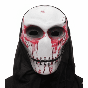 Halloween véres varrott szájú rémisztő maszk