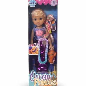 Oceán királynője sellő baba