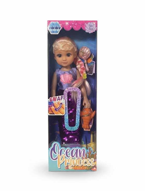 Oceán királynője sellő baba