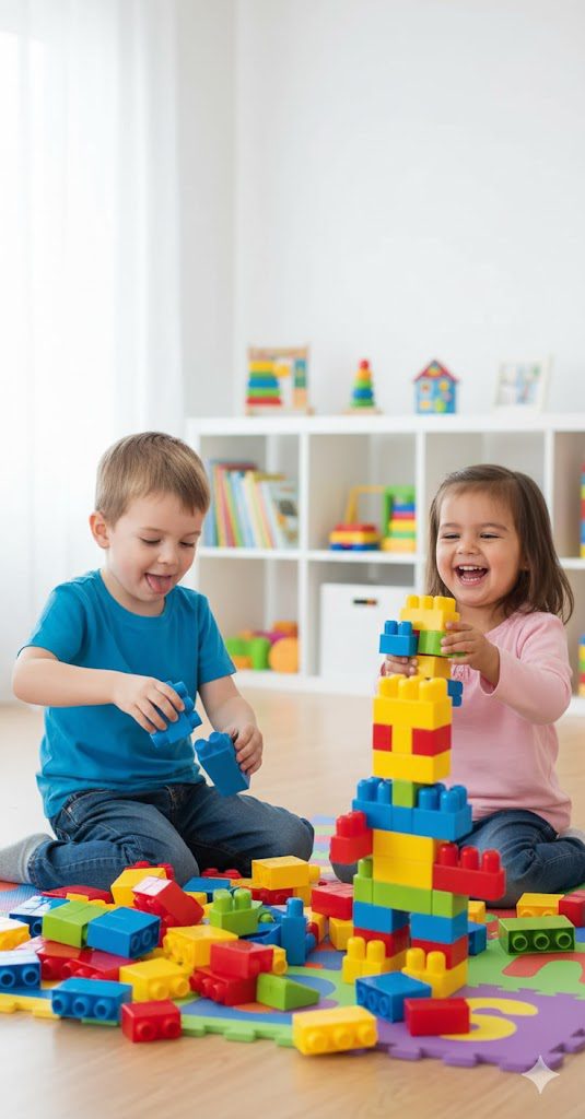 Maxi Blocks vödrös építő kocka készlet 24 db os fejlesztő játék - Image 4