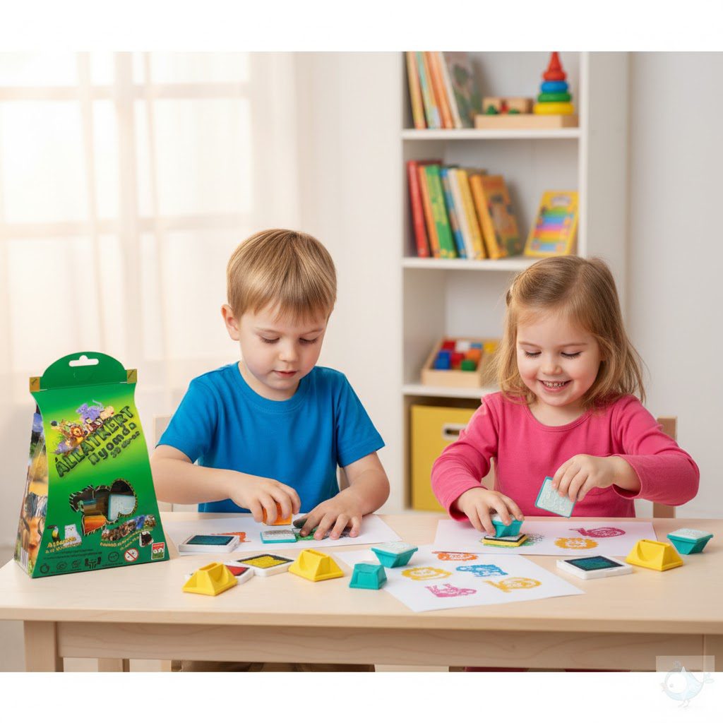 Álattkerti 30 db os nyomdakészlet gyerekeknek - Image 4