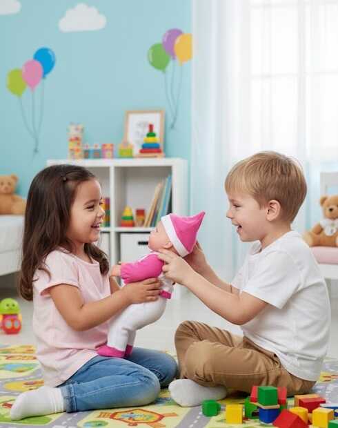 Nevetős játék baba , 36 cm - Image 4