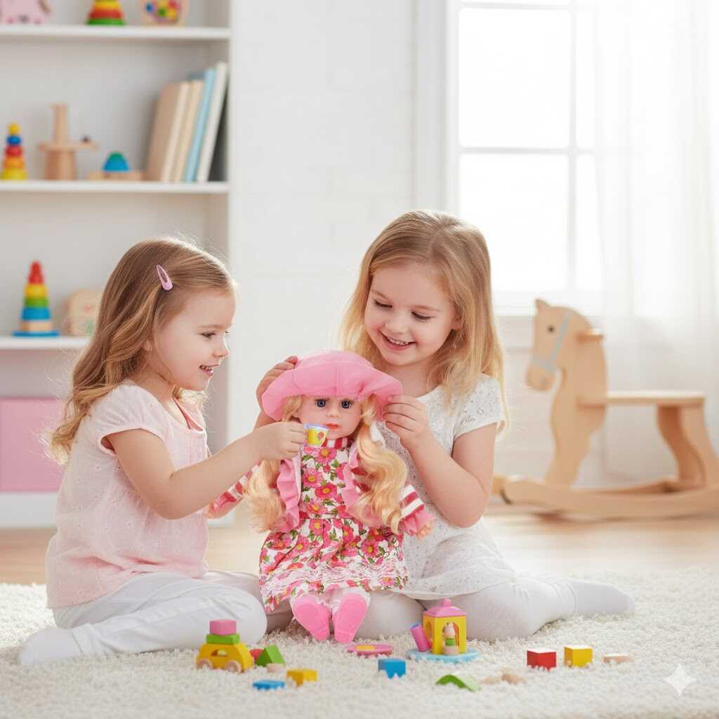 Magyarul éneklő játék hajas baba - Image 5