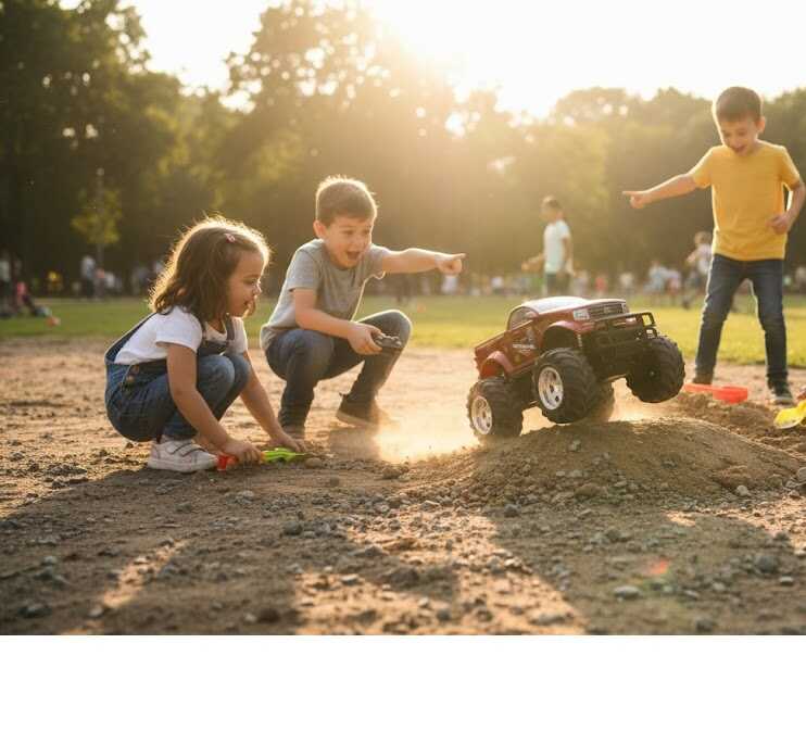 Powerful Monster Truck – Piros - Image 4