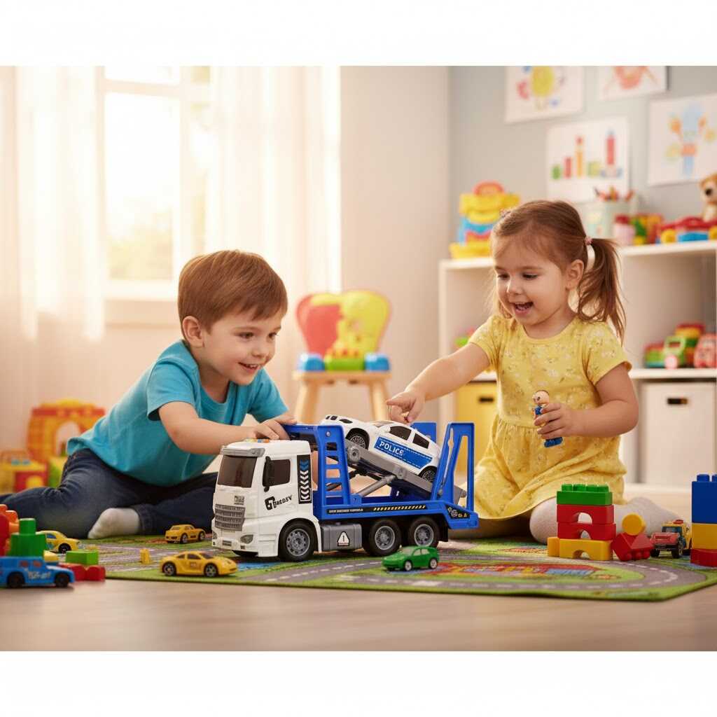 Rendőrautót szállító kamion - Image 3