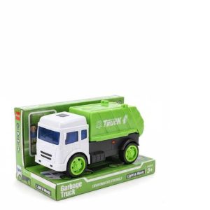Játék kukás/szemétszállító autó ,fény és hangeffektel