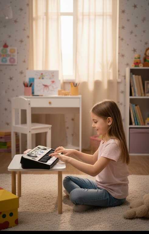 Gyermek szintetizátor , 37 billenytyűvel, 42 x 15,5 x 4,5 cm - Image 6