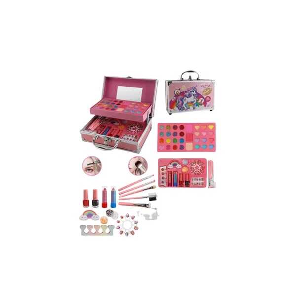 37 részes csillámos unikornis szépségdoboz smink láda - Image 6