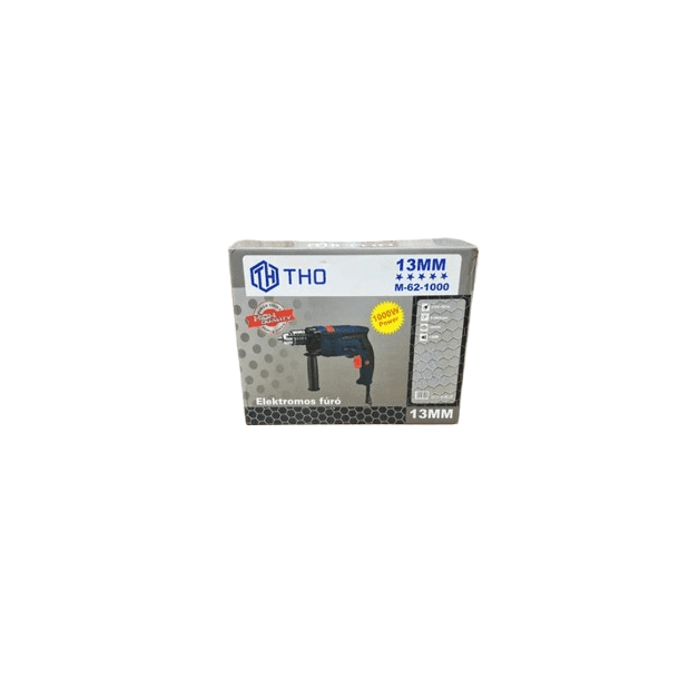 THO M-62-1000 Elektromos Fúrógép, 1000W, 1-13mm-es Tokmány - Image 3