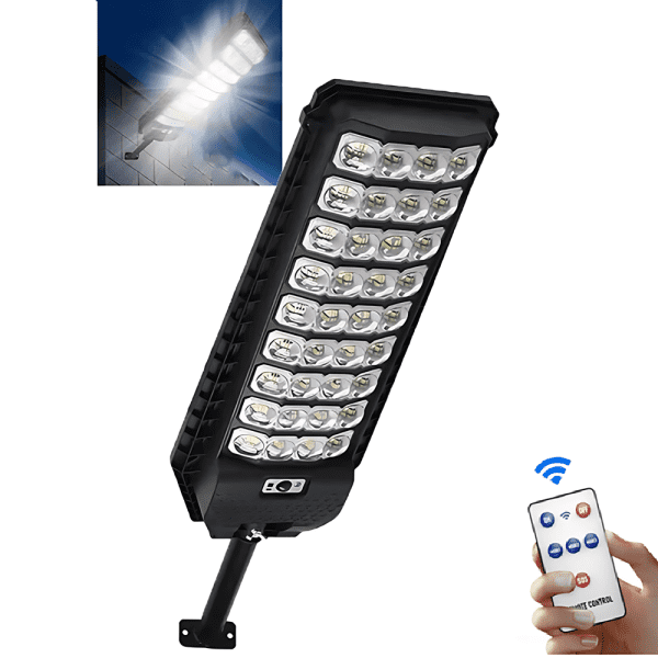 Weber Napelemes Utcai Lámpa XXXL 4500 W 36 COB LED, Mozgásérzékelős, Távirányítóval - Image 2