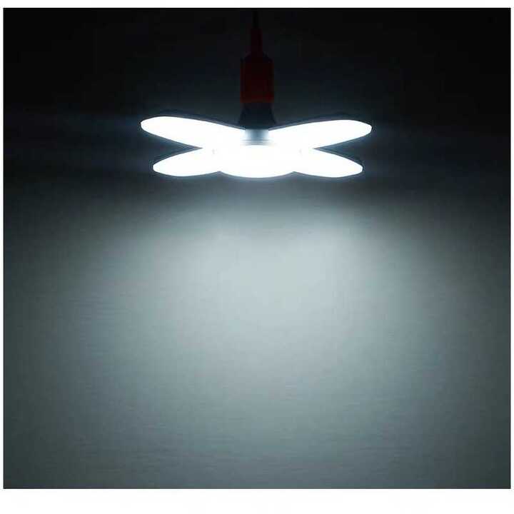 LED Fényforrás - 60W Összecsukható Ventilátor Alakú, Erős Fényű, E27 Foglalat - Image 6