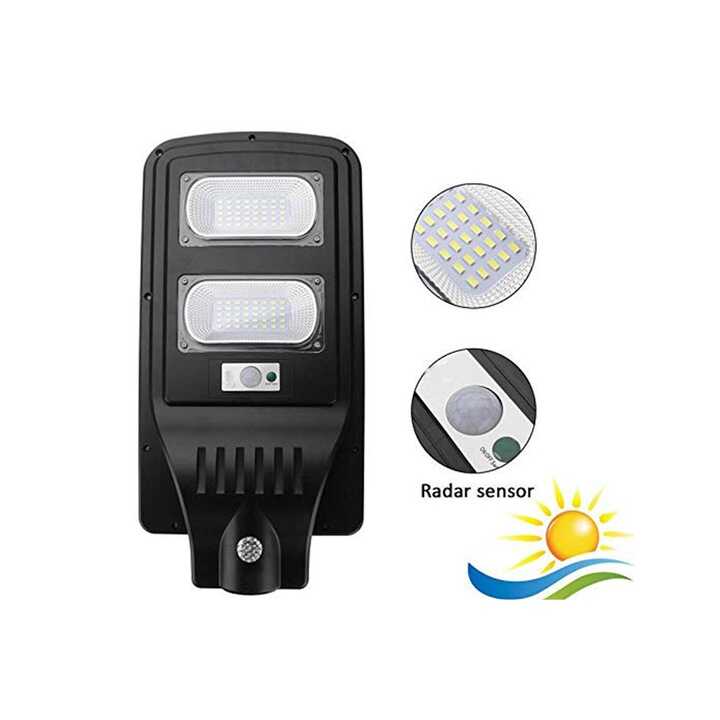 Napelemes Utcai Lámpa 360W 2 soros Mozgásérzékelős, Távirányítóval THO luX DNL-002 - Image 2