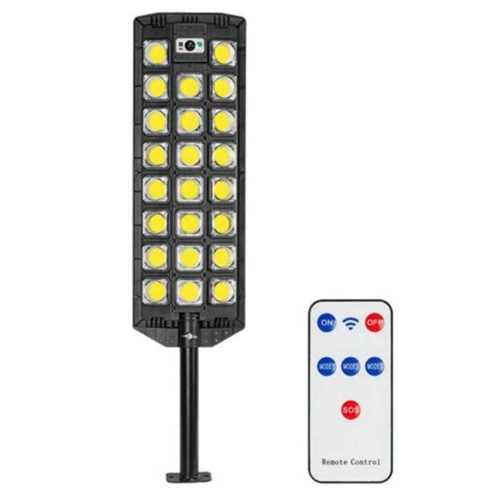 Weber Napelemes Utcai Lámpa Fali lámpa (3500W), 23 LED, Mozgásérzékelős, távirányítóval IP65 - Image 2