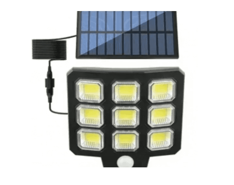 Napelemes LED Lámpa, 9 LED, Különálló Napelemmel , Mozgásérzékelős LF-3307A - Image 2