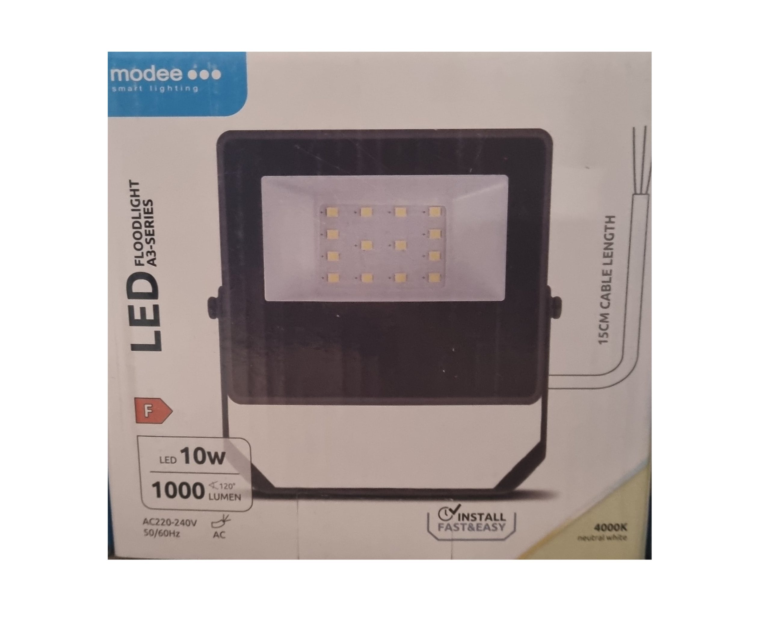 Modee LED Erős 10 w LEd Reflektor A3-Series Slim , 1000 Lumen, IP65 220 v - Image 9