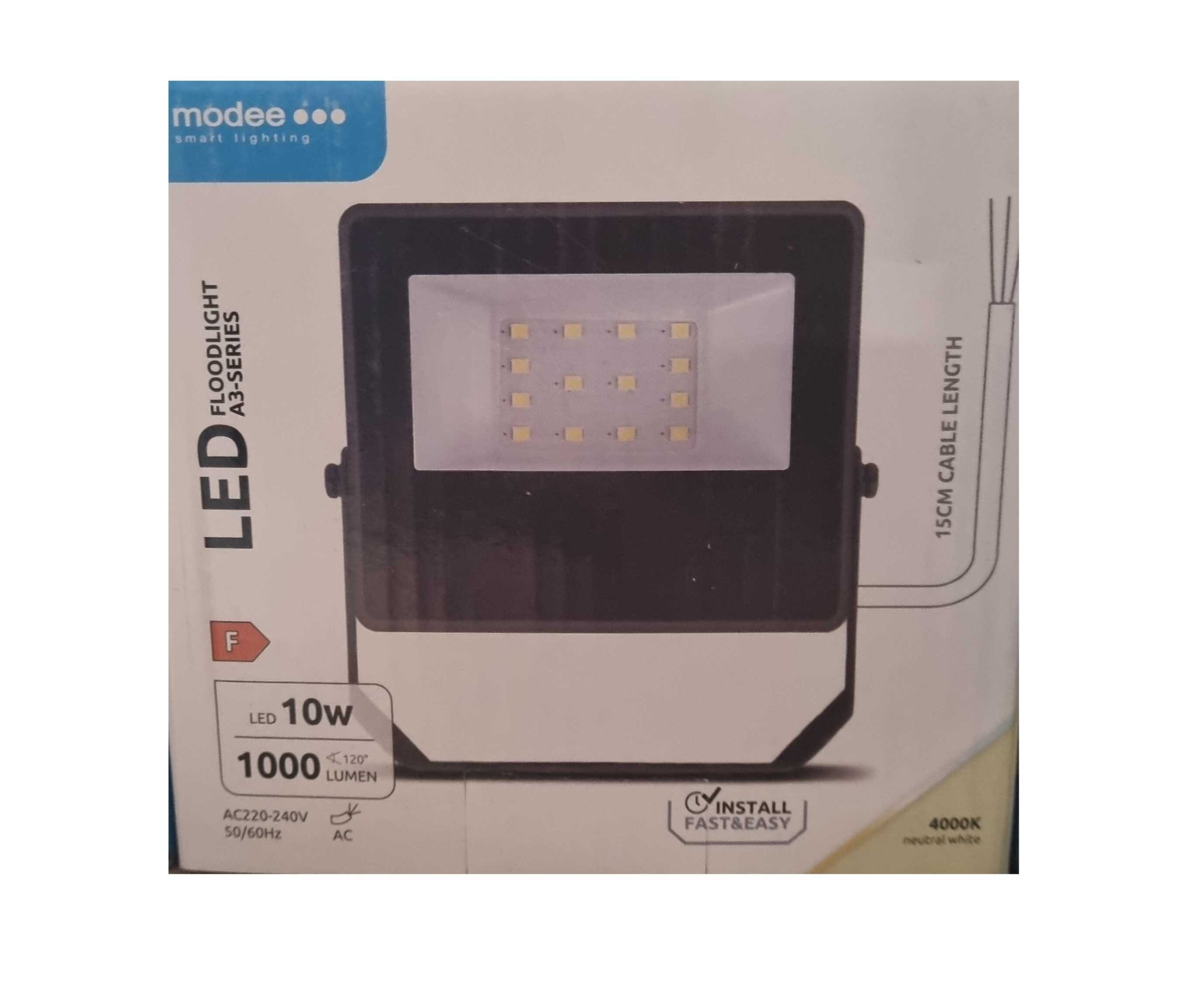Modee Slim LED Reflektor | 10W, 1000 Lumen, 6000K, IP67 - Image 9
