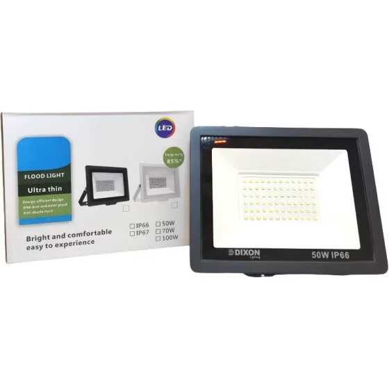 LED Flood Reflektor 50W - Ultravékony, Energiatakarékos, IP67 Vízálló LED Reflektor - Image 3