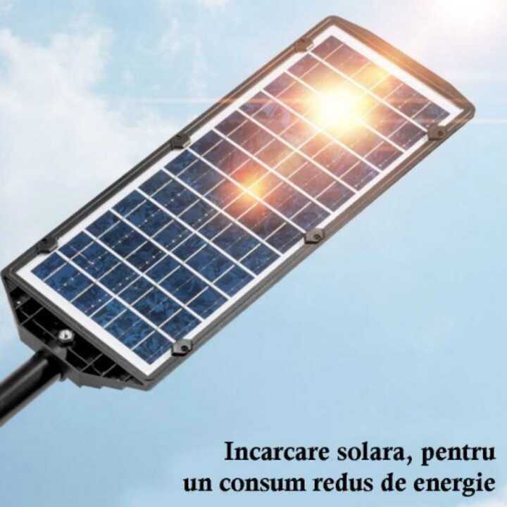 Weber Napelemes Utcai Lámpa Fali lámpa (3500W), 23 LED, Mozgásérzékelős, távirányítóval IP65 - Image 4