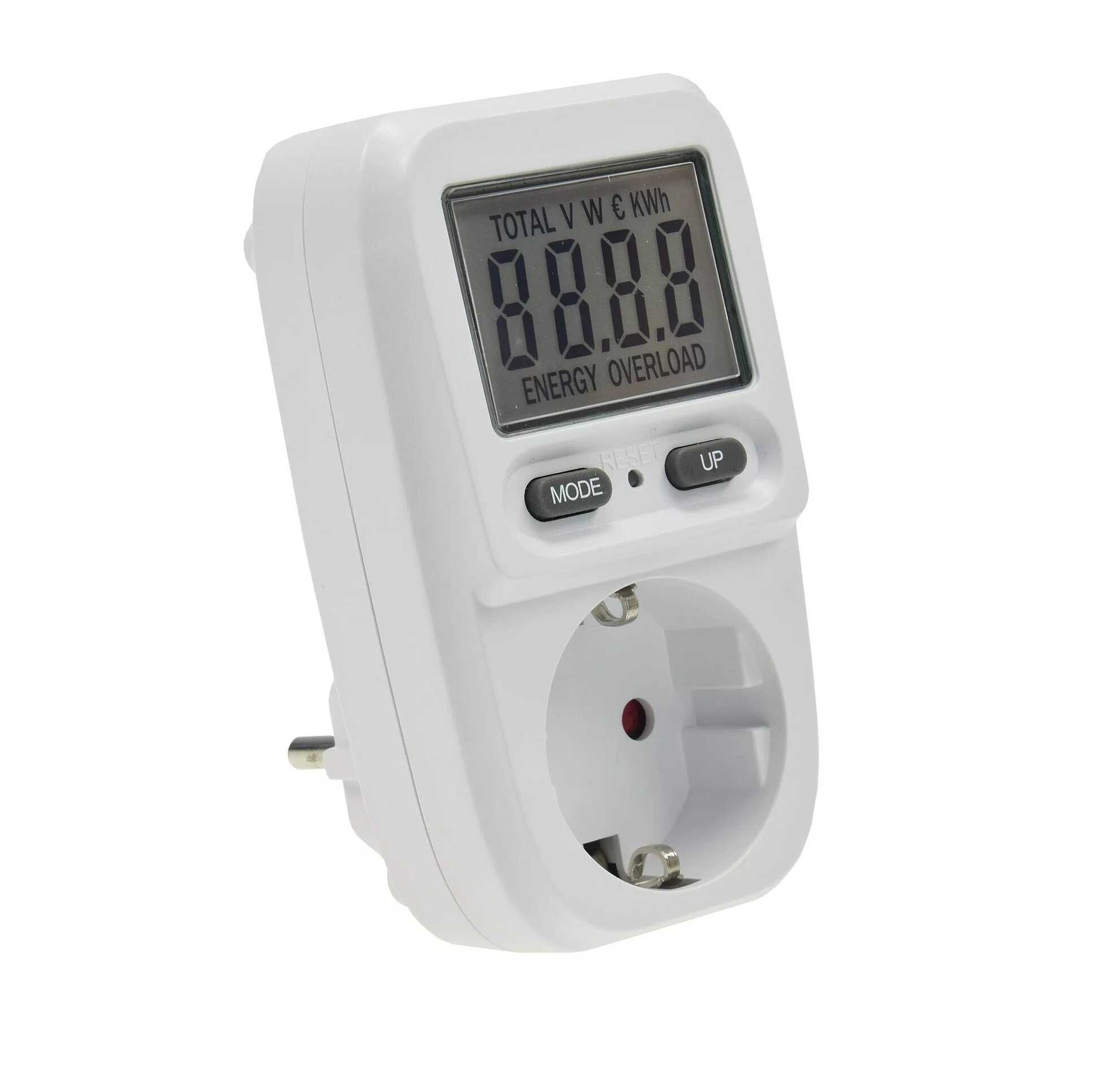 Digitális Energia Költségmérő - 3680W-os, Gyermekzáras Aljzat, Valós Idejű Fogyasztásfigyelés - Image 4