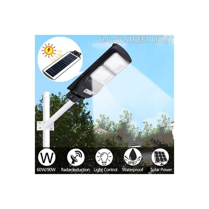 Napelemes Utcai Lámpa 360W 2 soros Mozgásérzékelős, Távirányítóval THO luX DNL-002 - Image 4