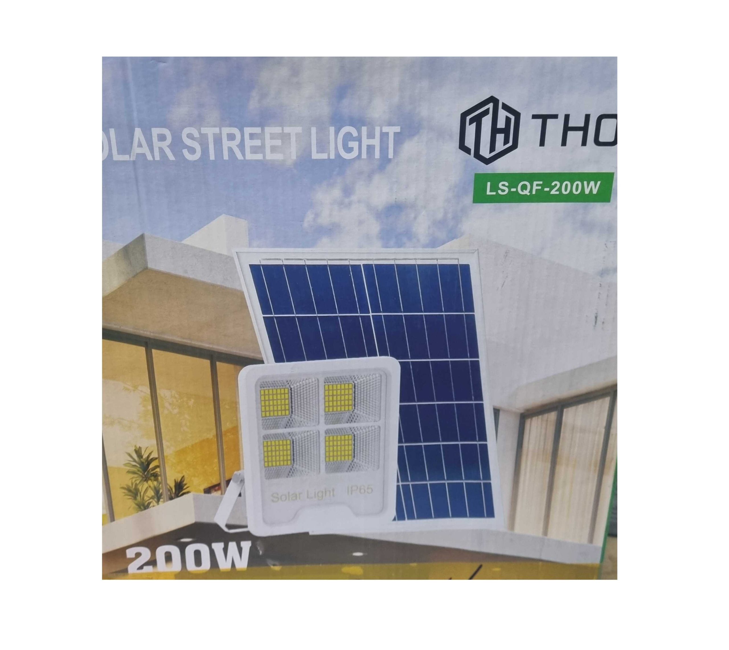 THO 200W Napelemes Reflektor, Külön kábeles Napelemmel IP65 Vízálló LS-QF - Image 5