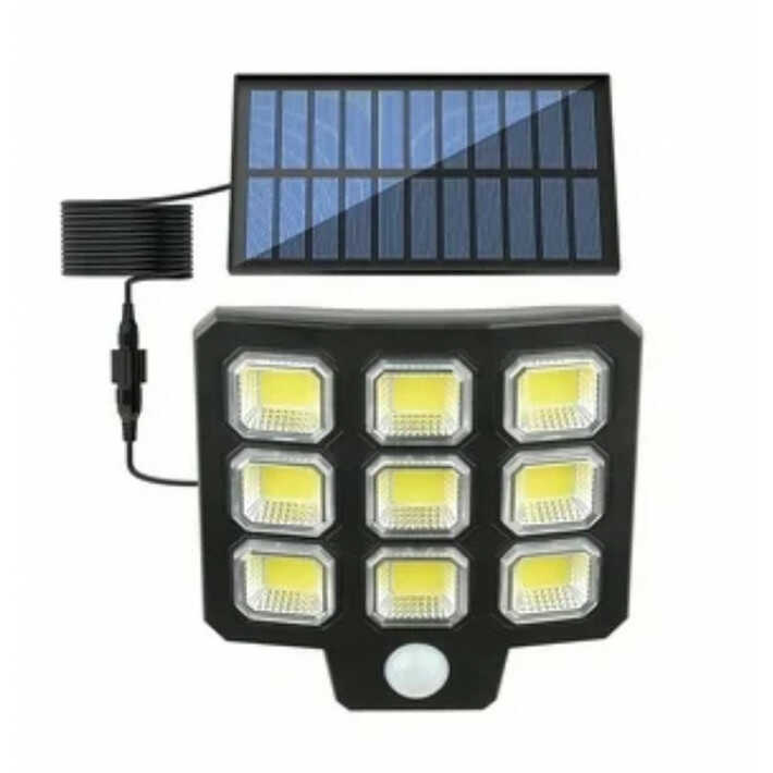 Napelemes LED Lámpa, 9 LED, Különálló Napelemmel , Mozgásérzékelős LF-3307A - Image 5