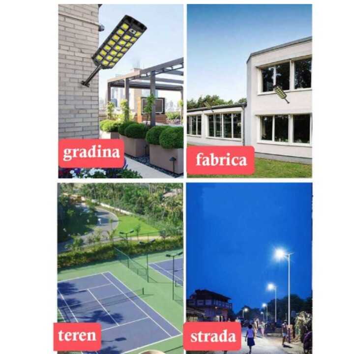 Weber Napelemes Utcai Lámpa Fali lámpa (3500W), 23 LED, Mozgásérzékelős, távirányítóval IP65 - Image 6