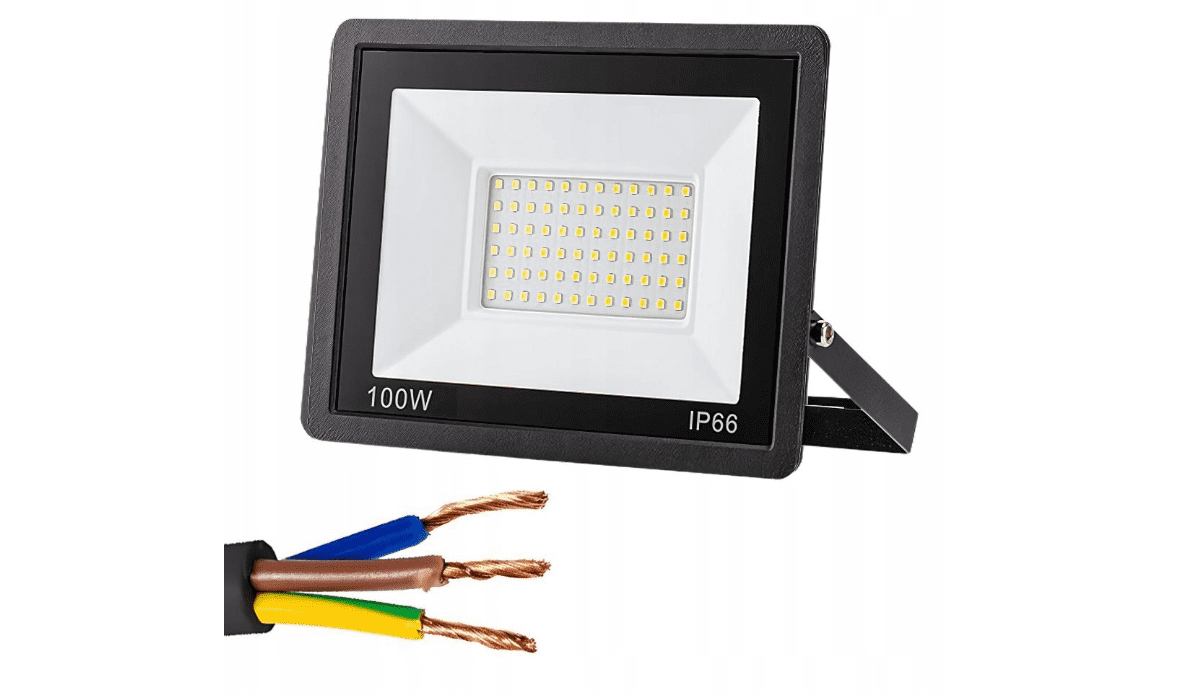 THO LUX 100 W Slim Reflektor Energiatakarékos, Vízálló, Tartós ip65 220 v