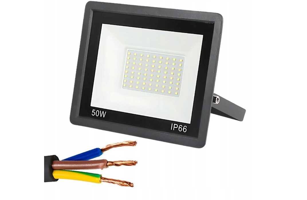 THO LUX 50 W Slim Reflektor Energiatakarékos, Vízálló, Tartós ip65 220 v