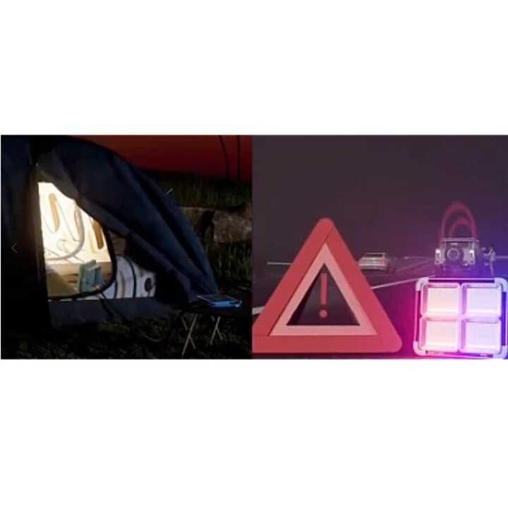 LED lámpa Hordozható reflektor kábeles napelemmel Vízálló 250W, 12000 mAh, Napelemes, Power Bank, IP66 W887A - Image 7