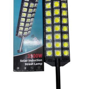 Weber Napelemes Utcai Lámpa Fali lámpa (3500W), 23 LED, Mozgásérzékelős, távirányítóval IP65