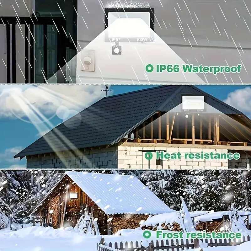 THO LUX 50 W LED Reflektor Mozgásérzékelős, Vízálló Extrém IP67 - Image 8