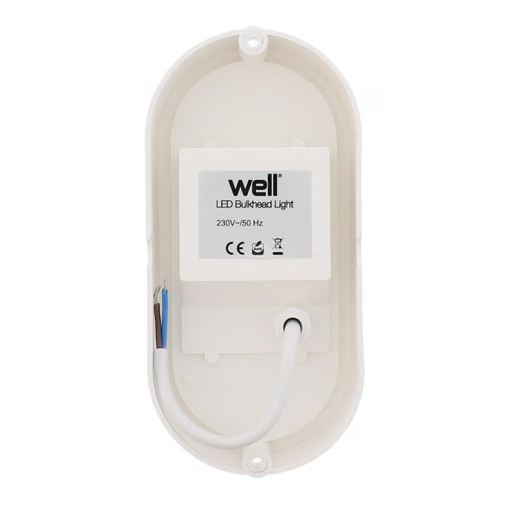 MOODE LED Ovális kültéri Fali Lámpa IP65 | 12W, 900 Lumen, Semleges Fehér 18 cm - Image 2